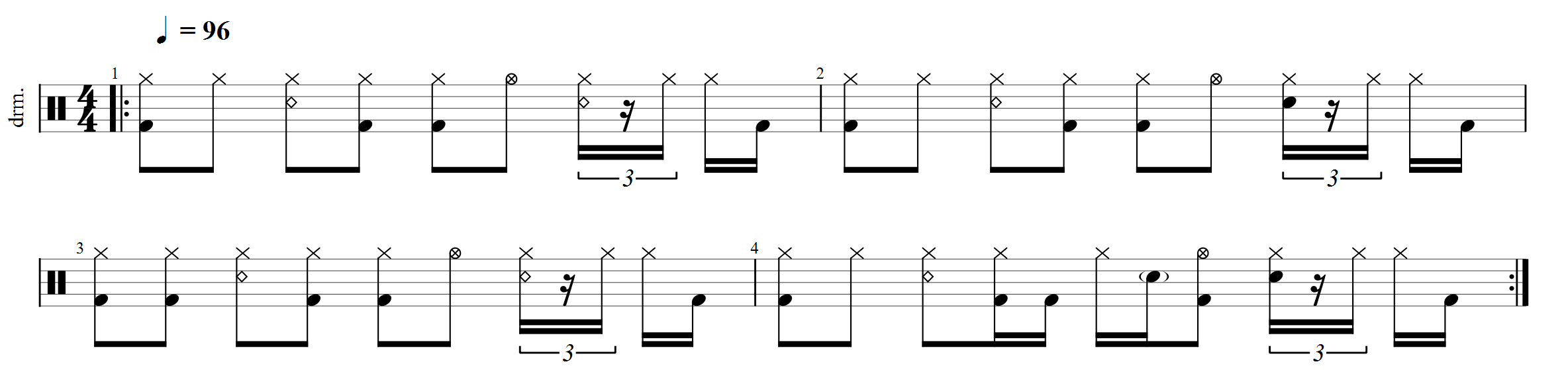 Demo Drum Pattern 04