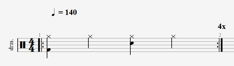 Demo Drum Pattern 01